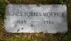 Agnes (Forbes) Morrice grave marker