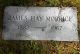 James Hay Morrice Grave Marker